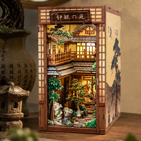 Serene Courtyard – DIY Book Nook CuteBee | Puzzle 3D Prezent
