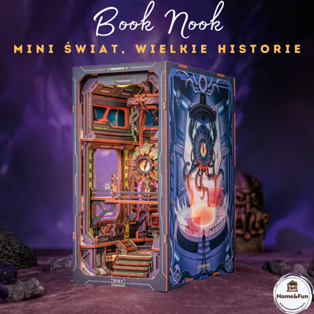 DIY Book Nook - OKO | Miniaturowy Domek Cutebee
