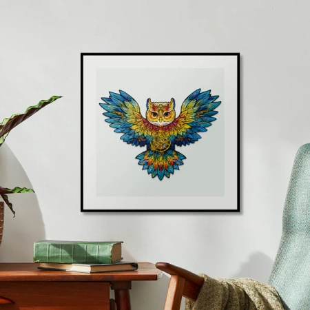 Drewniane Puzzle - Sowa | ROWOOD Rolife