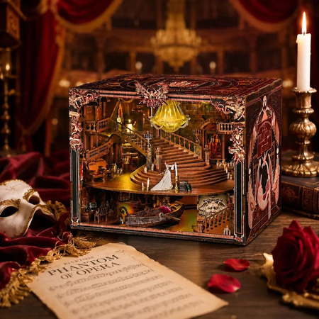 Phantom of The Opera Max Minicity DIY Book Nook – Puzzle 3D Prezent