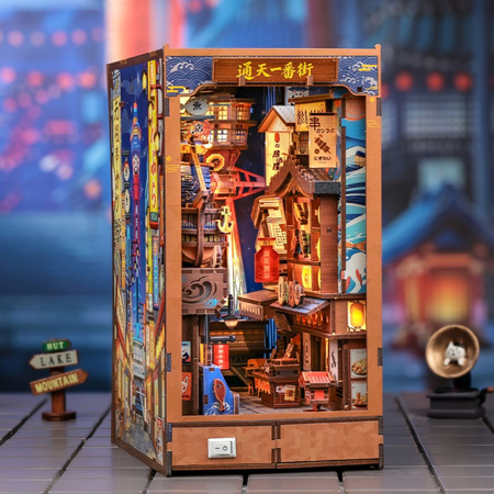 Tsutenkaku Ichiban Street – DIY Book Nook CuteBee | Puzzle 3D Prezent