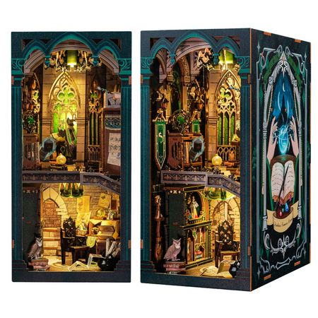 DIY Book Nook - Dom Slytherin | Harry Potter DIY 3D