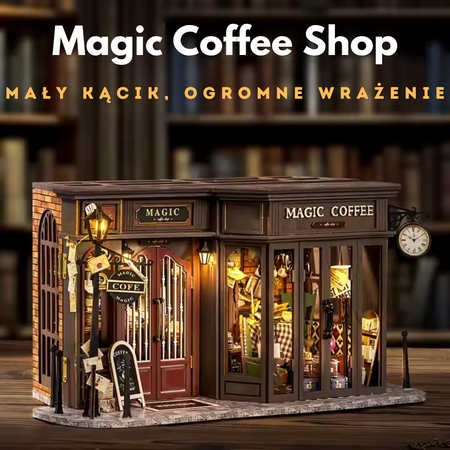 DIY Miniaturowy Domek - Magic Coffee Shop | Cutebee