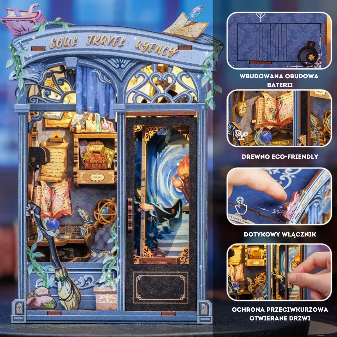 Witryna i szyld – detale biura podróży