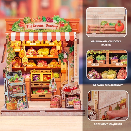 The Greens’ Grocery – ujęcie detaliczne wnętrza