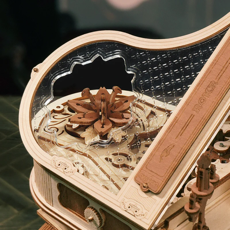 Fortepian z Pozytywką – Puzzle 3D ROKR Magic Piano