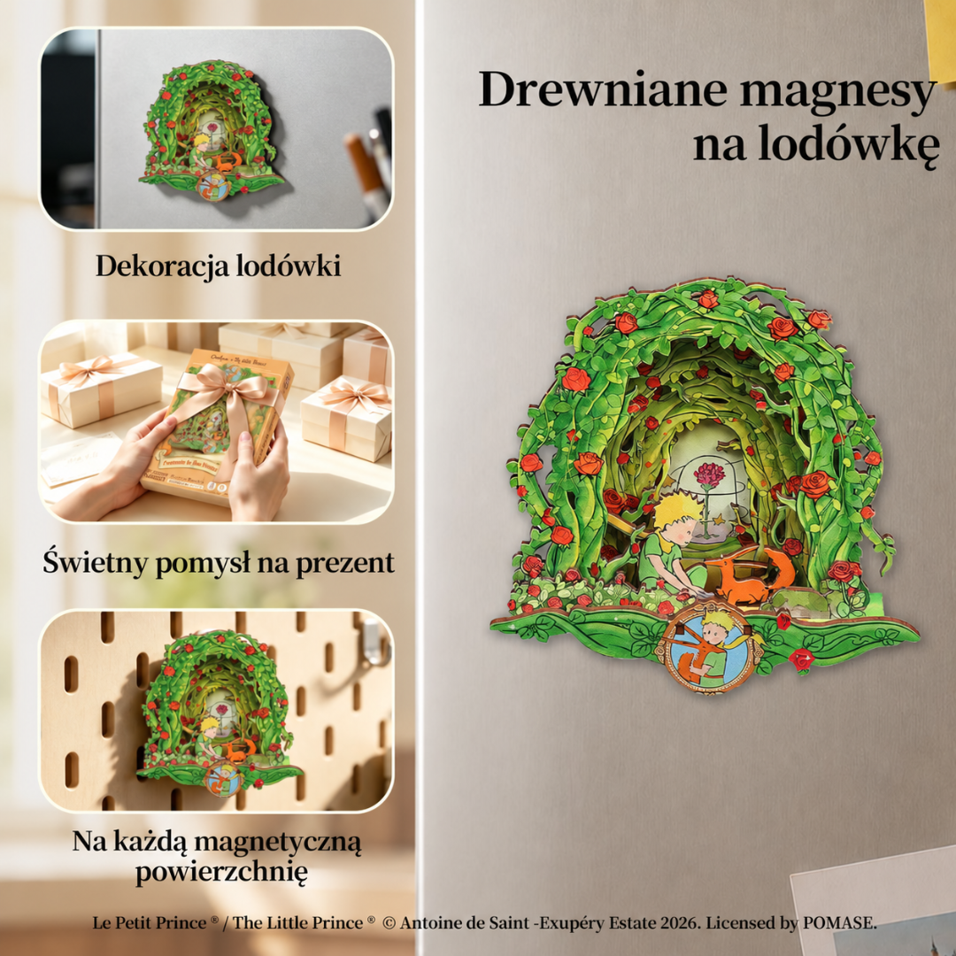 Promise in the Wheat Field – Magnes na lodówkę DIY CuteBee | Mały Książę – pomysł na prezent