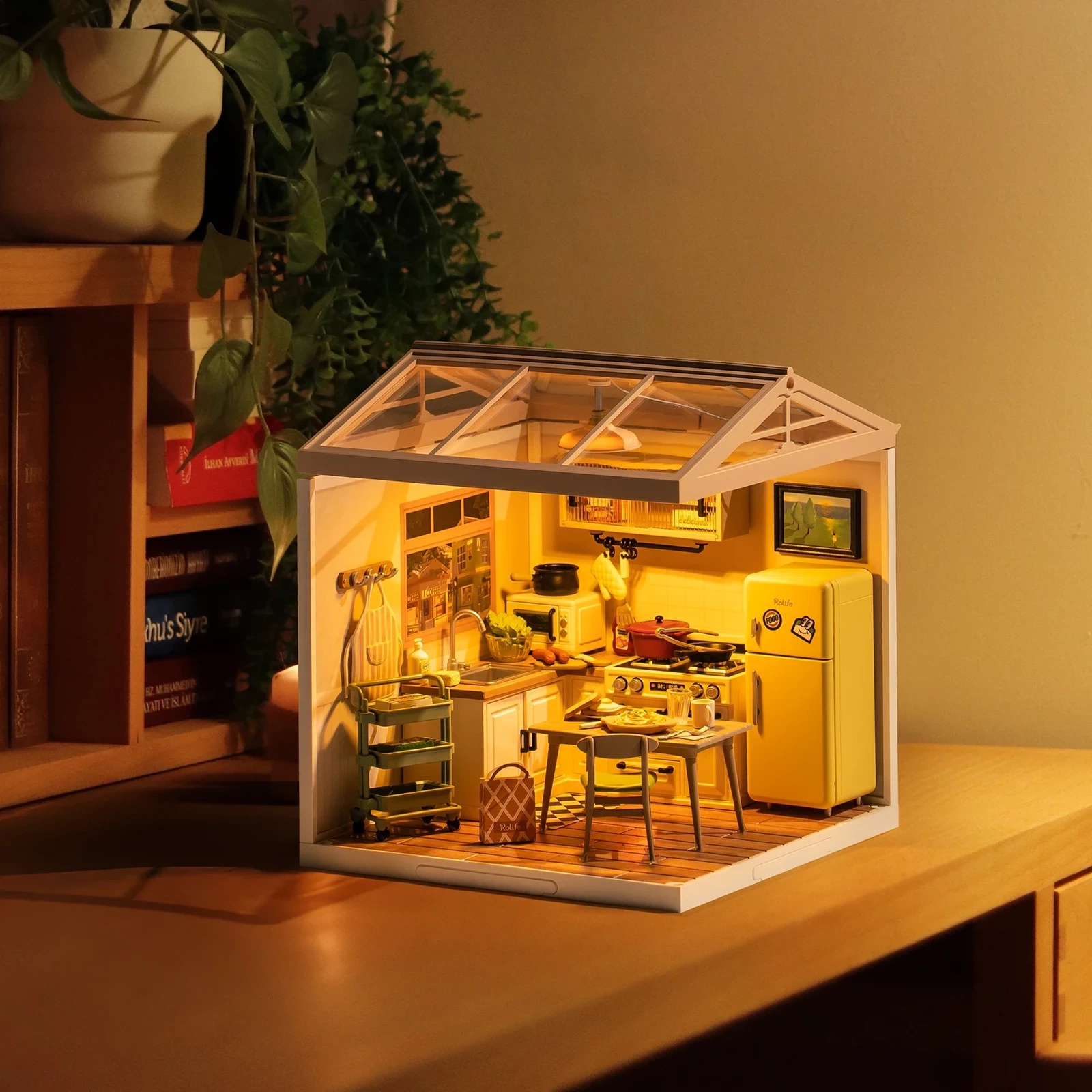 Mini Domek 3d - Kuchnia | Rolife – oświetlenie LED po zmroku