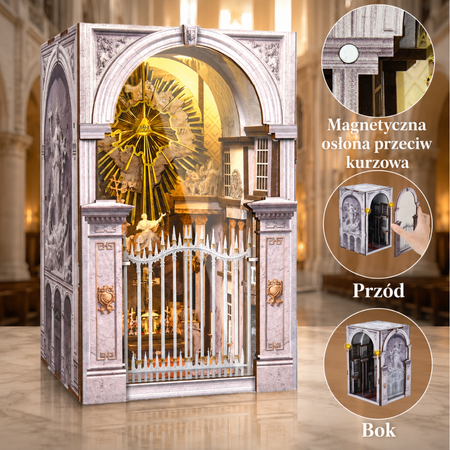 St. Charles Church – DIY Book Nook Minicity | Puzzle 3D Prezent