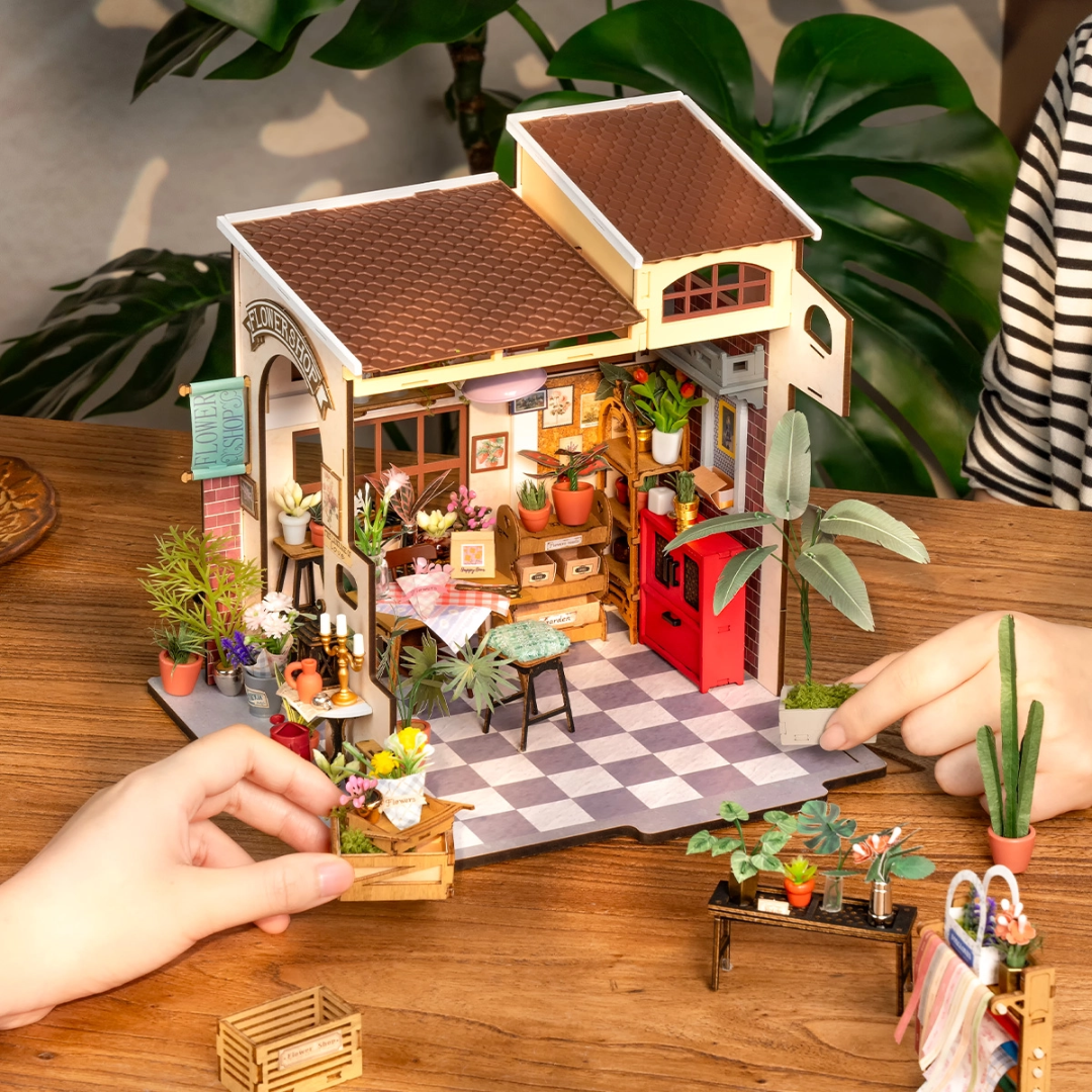 Mini Domek 3D - Emily's Flower Shop I Rolife – pomysł na prezent