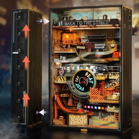 Tor Kulkowy Hip-Hop Street – Puzzle 3D ROKR z LED (134 el.)