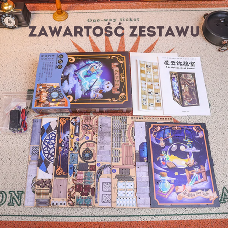 DIY Book Nook Zestaw Świąteczny – Szkoła Magii | Cutebee