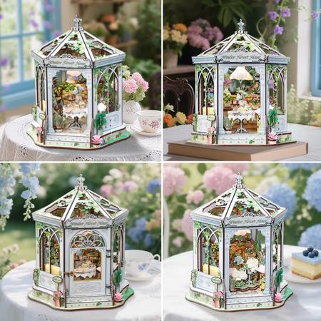 DIY Book Nook - Windsor Flowe House | Cutebee Miniaturowy Domek