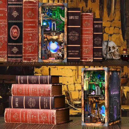 Blade and Magic Minicity DIY Book Nook – Puzzle 3D Prezent