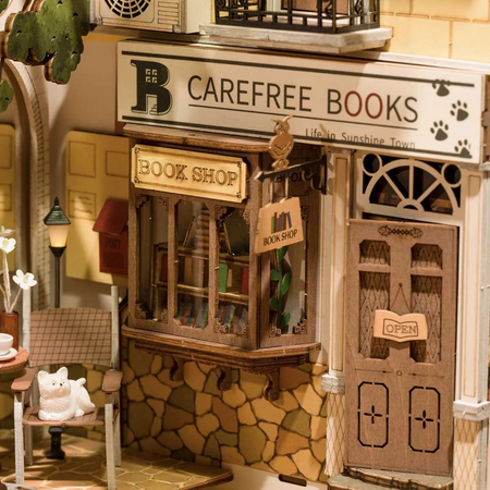DIY Book Nook - Sunshine Town | Robotime