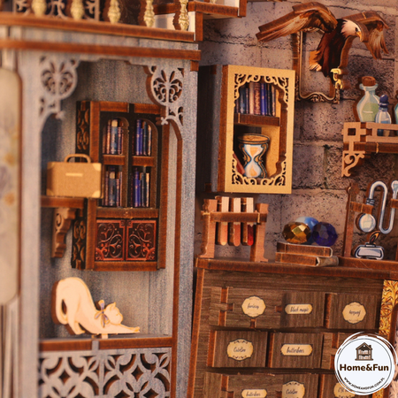 DIY Book Nook Zestaw Świąteczny – Szkoła Magii | Cutebee