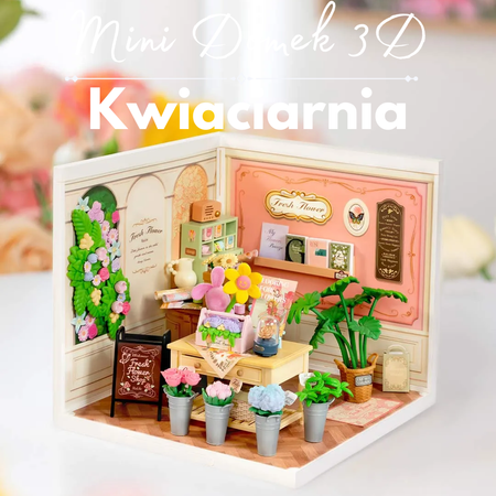 Mini Domek 3D - Kwiaciarnia | Rolife
