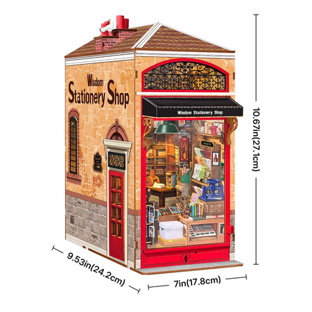 Wisdom Stationery Shop - DIY Book Nook Rolife