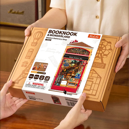 Wisdom Stationery Shop - DIY Book Nook Rolife