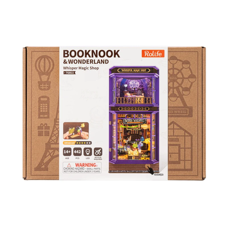 Whisper Magic Shop – DIY Book Nook Robotime | Puzzle 3D Prezent