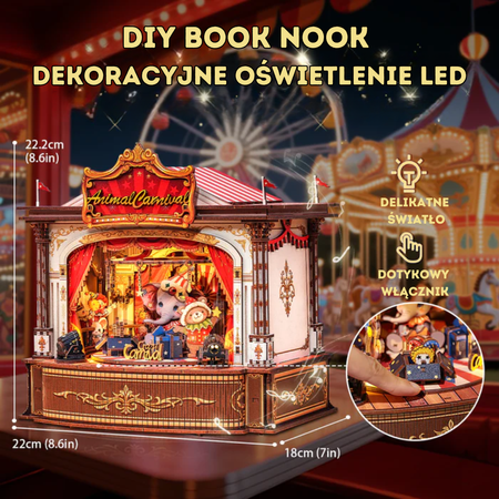 DIY Miniaturowy Domek - Cyrk | Cutebee