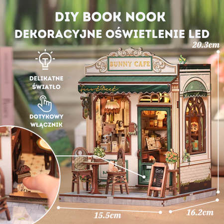 DIY Book Nook - Sunny Cafe | Cutebee