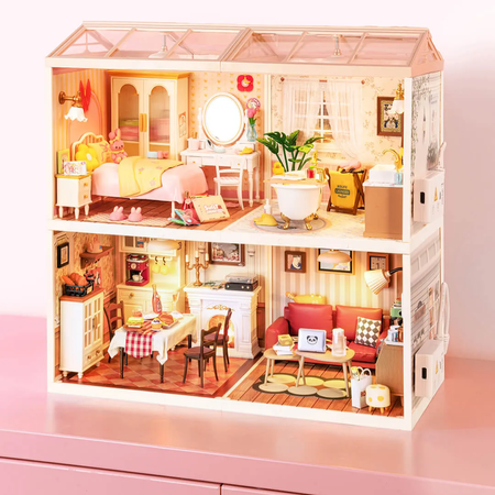 Mini Domek 3D - Różowa Sypialnia | Rolife