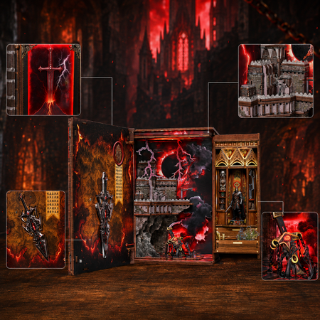 Sword of Fire – DIY Book Nook Minicity | Puzzle 3D Prezent
