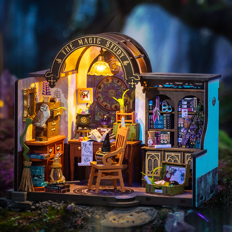 DIY Mini Domek 3D - Magiczne Studio | Rolife – oświetlenie LED po zmroku