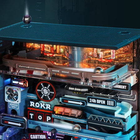 Puzzle 3D Tor Kulkowy – Last City | Mechaniczny Marble Run Robotime ROKR