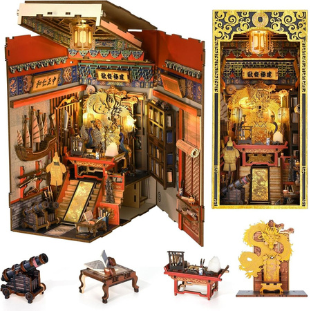 The Emperor's Study DIY – book nook MiniCity z oświetleniem LED