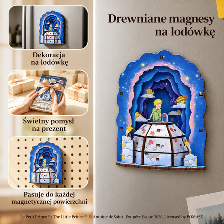 The Planet and the Rose – Magnes na lodówkę DIY CuteBee | Mały Książę