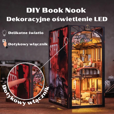 DIY Book Nook Zestaw Świąteczny – Tajemniczy Pociąg | Cutebee