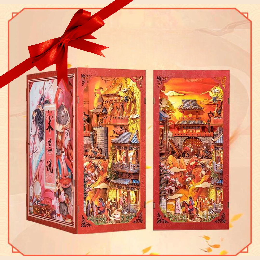 DIY Book Nook - Legenda Mulan | Cutebee Domek Miniaturka – pomysł na prezent