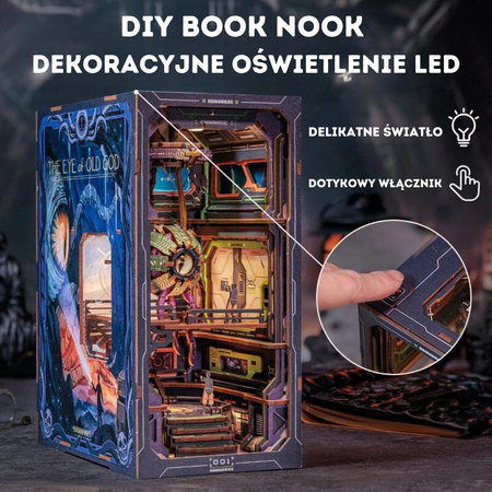 DIY Book Nook - OKO | Miniaturowy Domek Cutebee