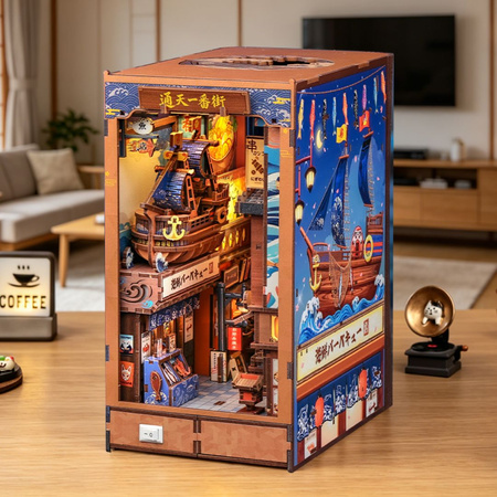 Tsutenkaku Ichiban Street – DIY Book Nook CuteBee | Puzzle 3D Prezent