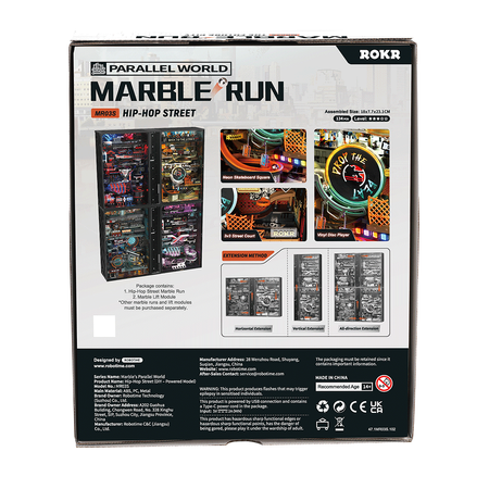 Tor Kulkowy Hip-Hop Street – Puzzle 3D ROKR z LED (134 el.)