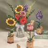 Bez Lilac – Puzzle 3D Rowood, drewniany kwiat DIY, nie więdnie