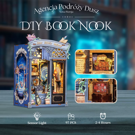DIY Book Nook - Agencja Podróży Dusz Nowa Wersja | Cutebee Miniaturowy Domek