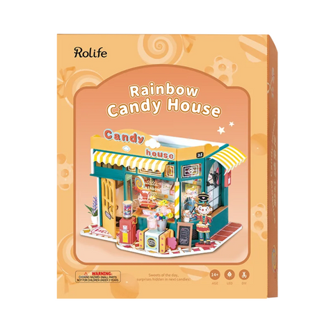 DIY Mini Domek 3d - Cukierkowy Domek | Rolife