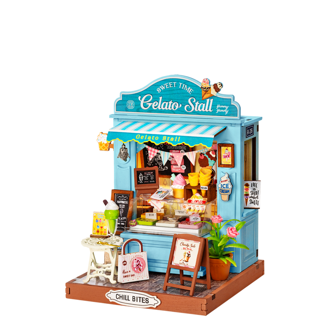Mini Domek 3D - Gelato Stall | Rolife