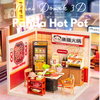 Mini Domek 3D - Panda Hot Pot | Rolife