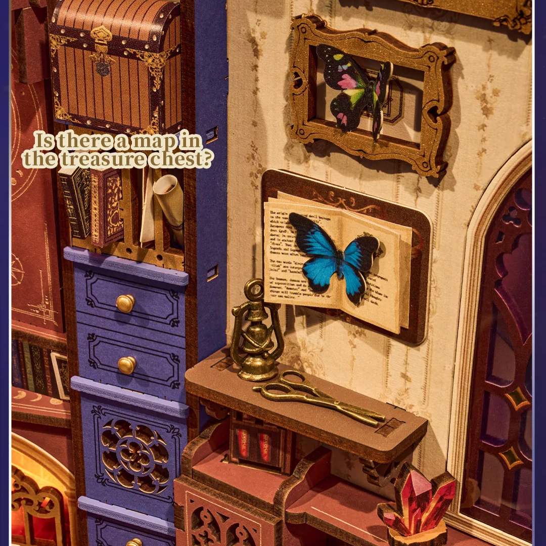 Efekt wow w biblioteczce – Magic Fantasy Corner Rolife DIY Book Nook – Puzzle 3D Prezent