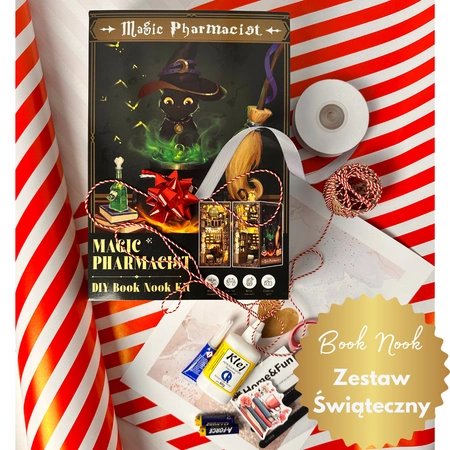 DIY Miniaturowy Domek – Magiczny Alchemik – Zestaw Świąteczny