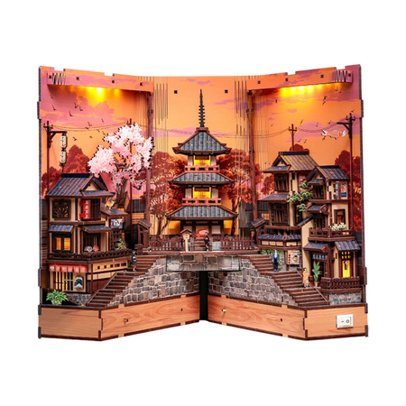 Twilight Sakura Path – DIY Book Nook CuteBee | Puzzle 3D Prezent