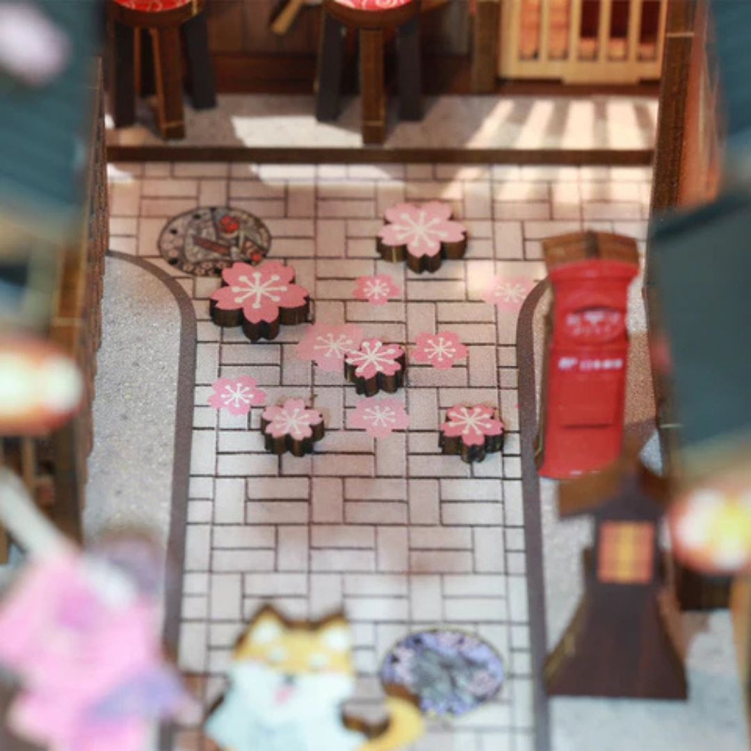 Ogród zen w miniaturze – Japoński Styl – DIY Book Nook Puzzle 3D | CuteBee