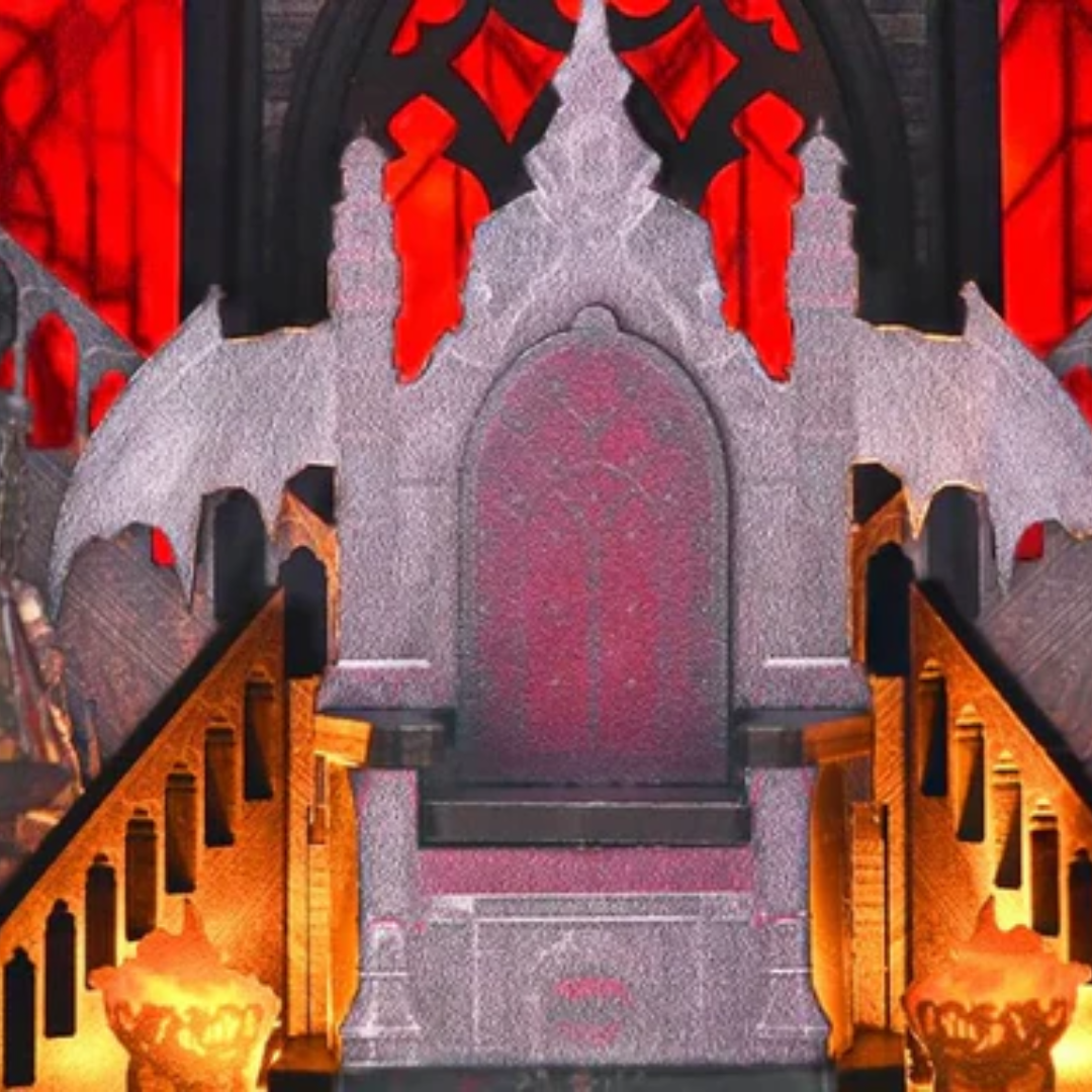 Detale, które odkrywasz – DIY Book Nook - Throne of Blood | Minicity Miniaturowy Domek