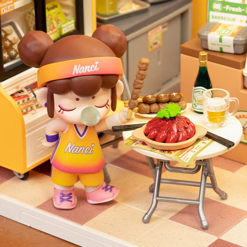 Grill, ryżowar i przyprawy – Mini Domek 3D - Night Out Food Stall | Rolife