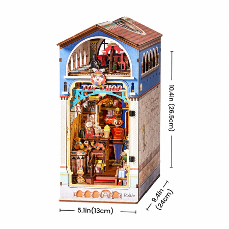 Treasure Toy Shop – DIY Book Nook Robotime | Puzzle 3D Prezent