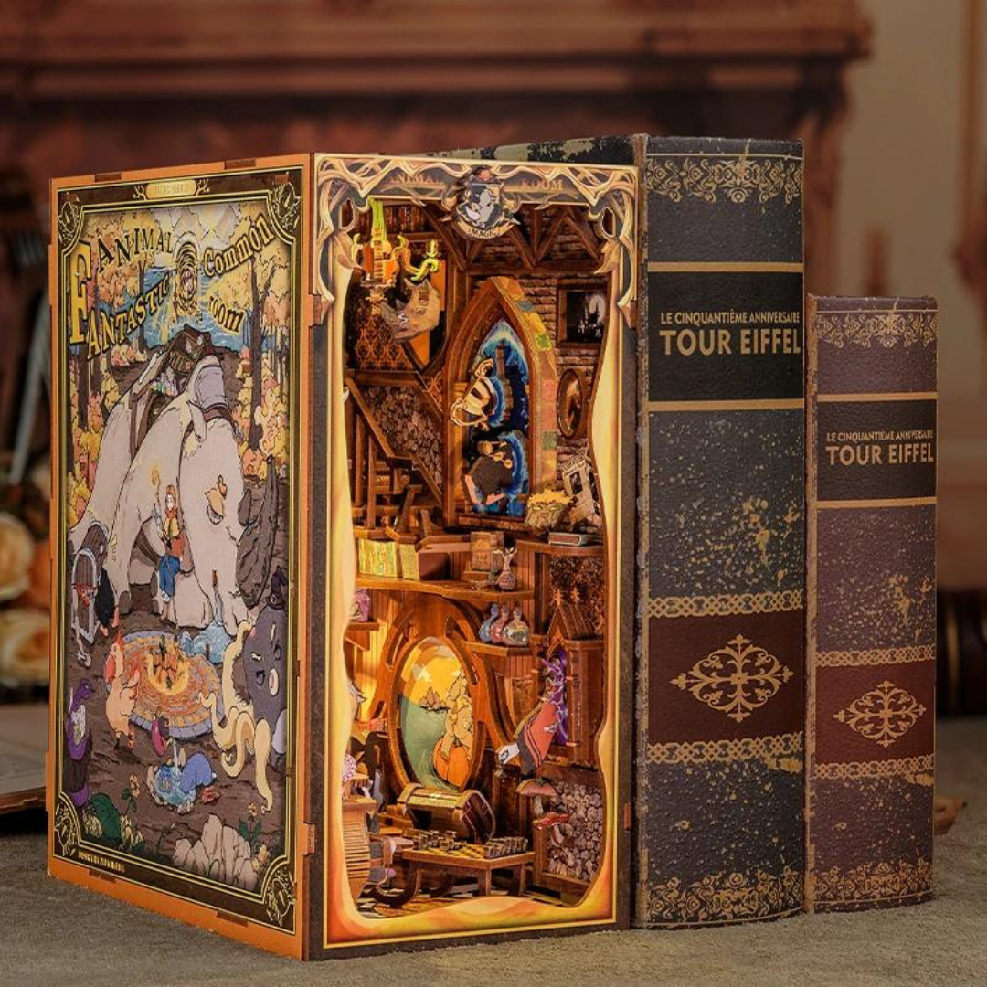 DIY Book Nook - Fantastyczne Zwierzęta | Cutebee – pomysł na prezent